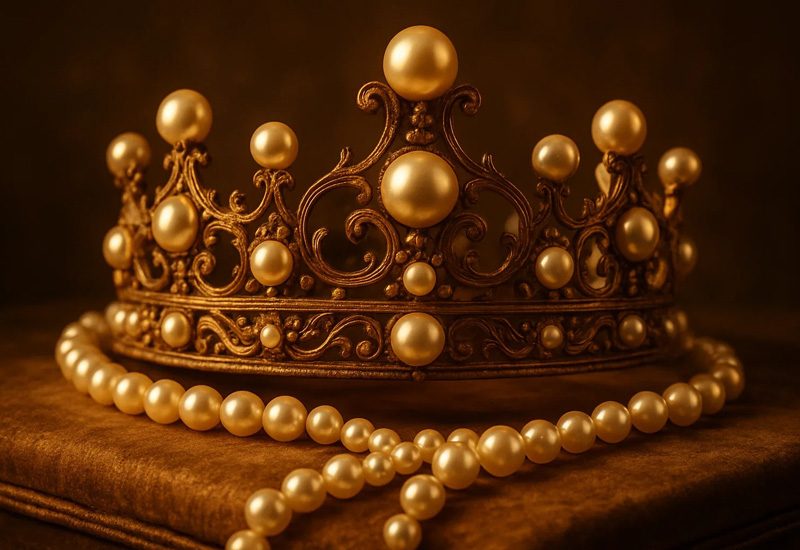 تاج مروارید نماد تاریخ باستان