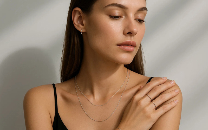 مدل زیورآلات نقره مینیمال