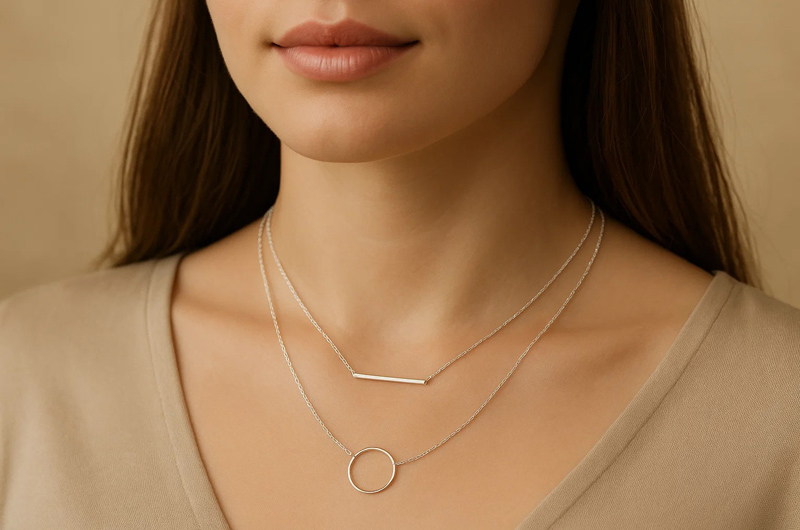 ترندهای گردنبند نقره در سال 2025