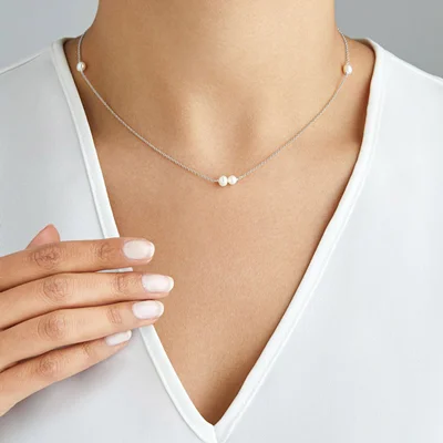 گردنبند مروارید نیلوما کد 0510