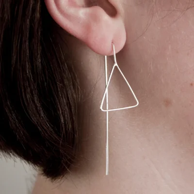 گوشواره نقره دلتون کد 0618