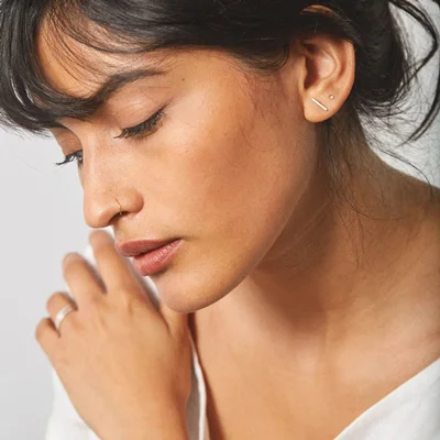 گوشواره نقره لاینرا کد 0625