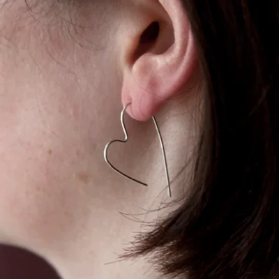 گوشواره نقره وِدا کد 0615