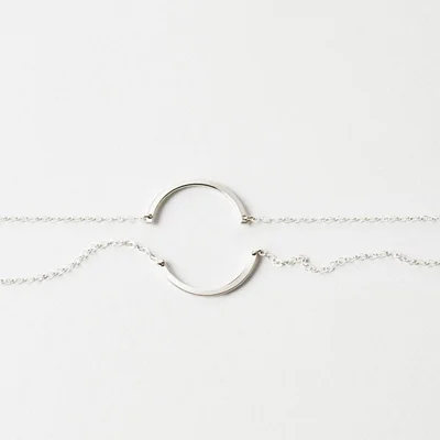 گردنبند نقره بی پایان کد 0542