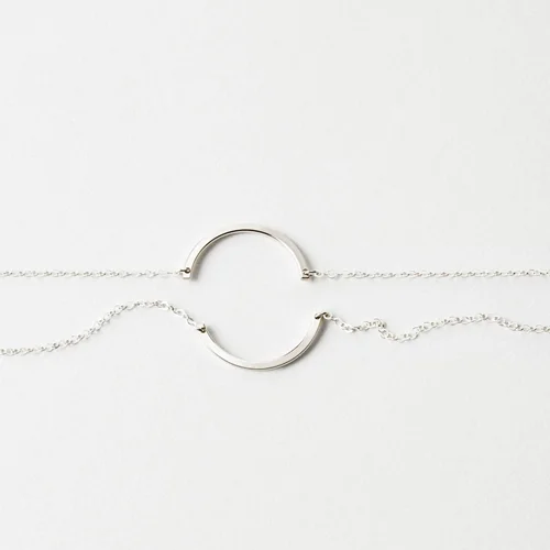 گردنبند نقره بی پایان کد 0542