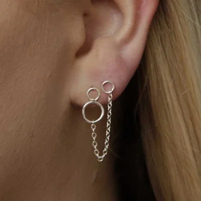 گوشواره نقره آرتمی کد 0621