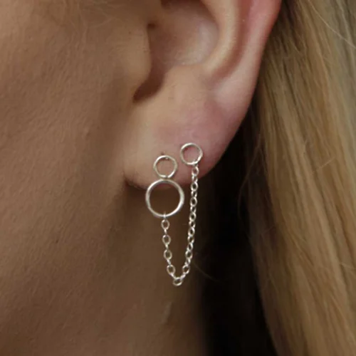 گوشواره نقره آرتمی کد 0621