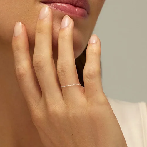 انگشتر نقره نورا کد 0129