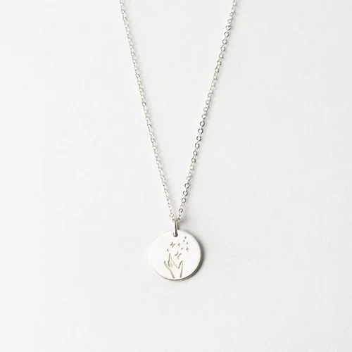 گردنبند نقره حکاکی "کالکشن جادو" کد 051211