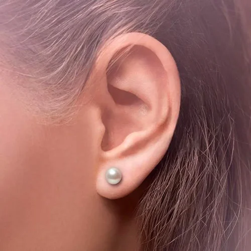 گوشواره نقره مروارید آریسا کد 0601